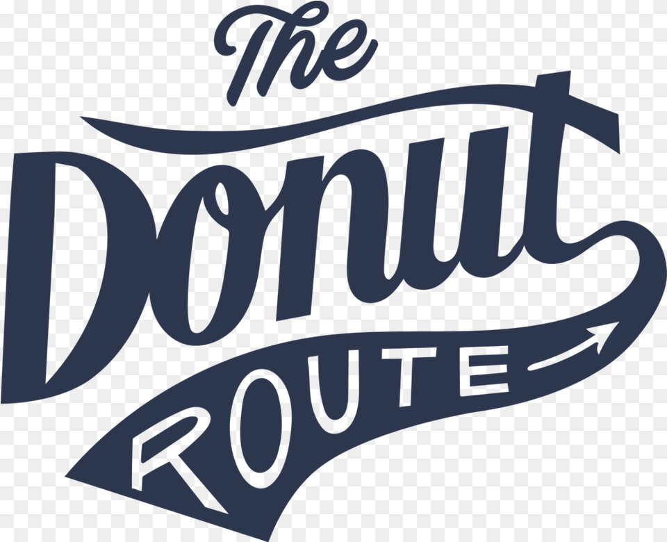 The Donut Route Rebel Icon, Calligraphy, Handwriting, Logo, Text Free Png Download