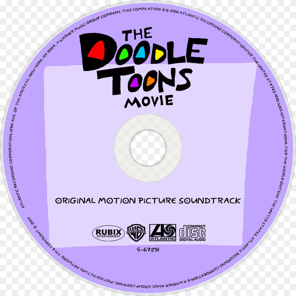 The Doodle Toons Movie Soundtrack Disc Wiki, Disk, Dvd Png Image