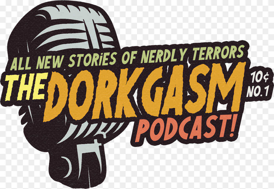 The Dorkgasm Podcast Illustration, Sticker, Advertisement, Person Png