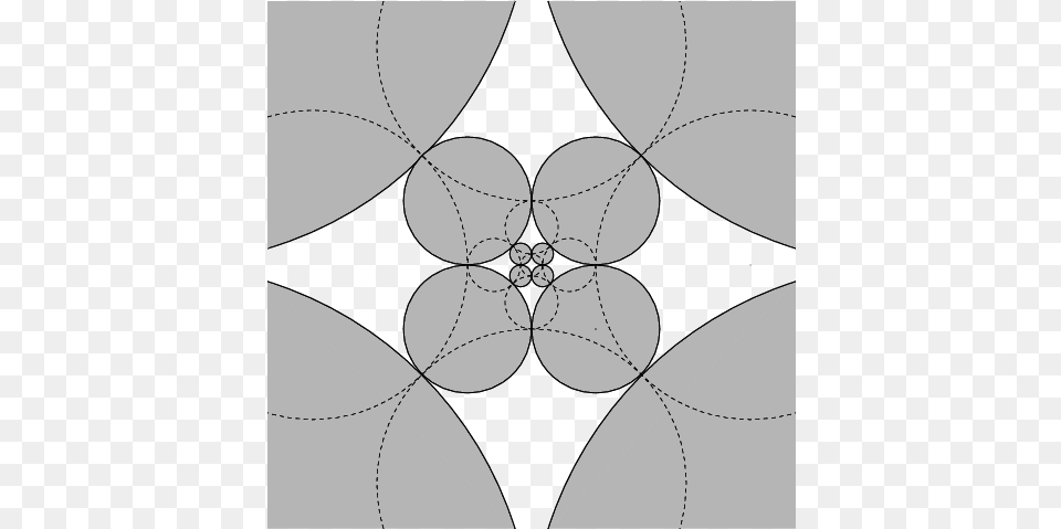 The Double Circle Packing Of N Z 4 Illustration, Pattern Free Png