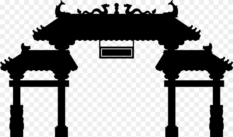 The Dragon Gate Chinatown Free Transparent Png