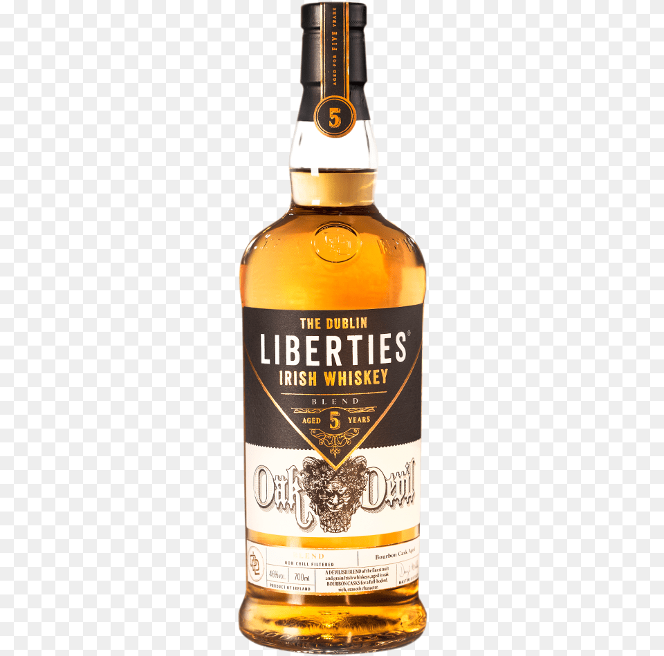 The Dublin Liberties Oak Devil Bains Whisky, Alcohol, Beverage, Liquor, Beer Free Png