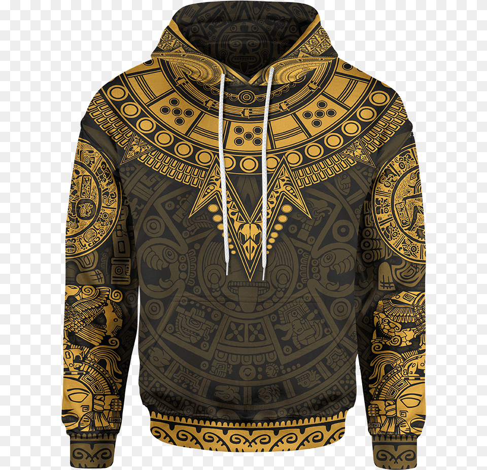 The Eagle Warrior Unisex Hoodie Aztec Eagle Warrior Hoodie, Sweatshirt, Sweater, Knitwear, Clothing Png
