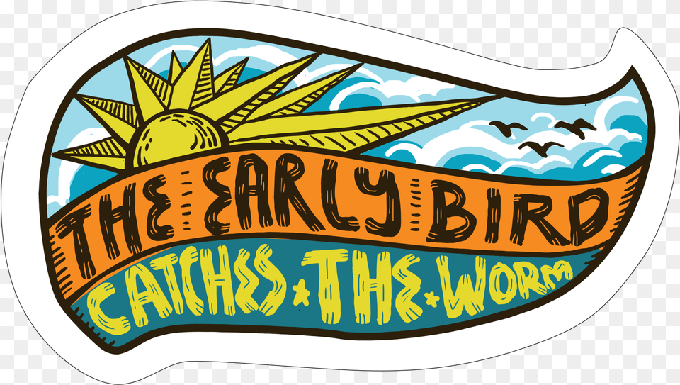 The Early Bird Catchesclass Lazyload Lazyload Mirage Graphic Design, Logo, Sticker, Animal, Symbol Free Transparent Png