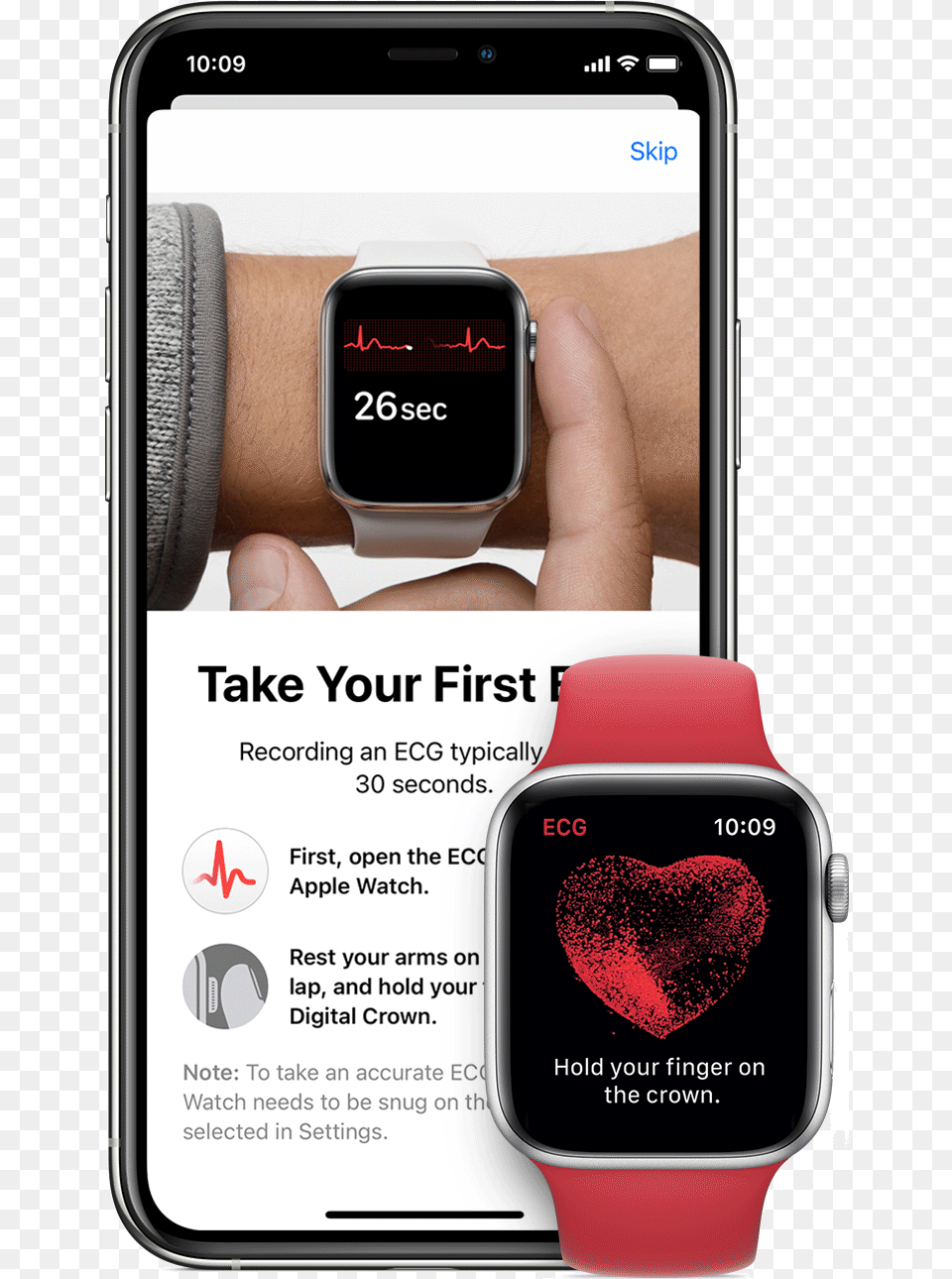 The Ecg App Ecg Apple Watch, Wristwatch, Phone, Mobile Phone, Electronics Free Png