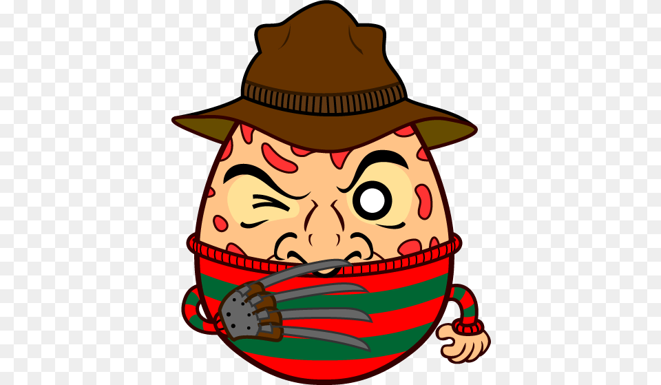 The Eighth Day Freddy Krueger Egg Style, Clothing, Hat, Nature, Outdoors Free Png
