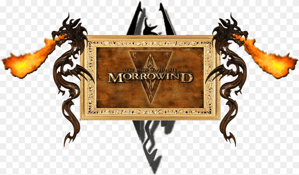 The Elder Scrolls Iii Morrowind Logo, Bronze Free Transparent Png