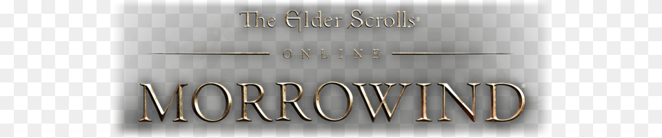 The Elder Scrolls Online Elder Scrolls Morrowind Logo, Book, Publication, Text Free Transparent Png