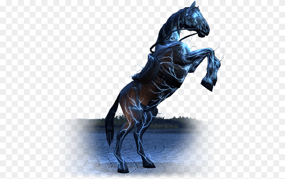 The Elder Scrolls Online Eso Lightning Horse Mount, Animal, Mammal Png Image