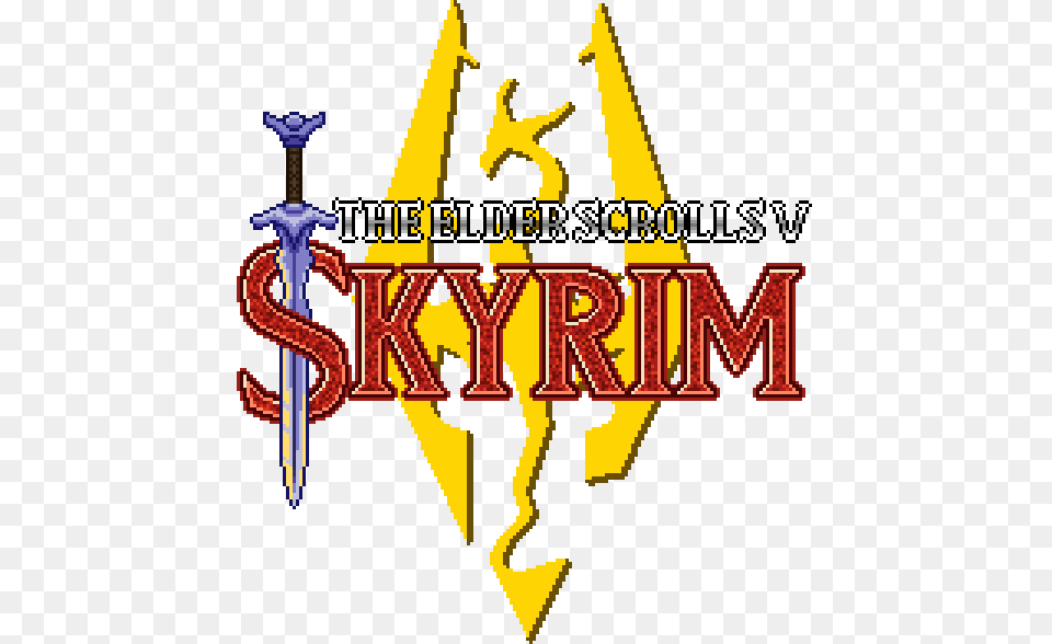 The Elder Scrolls V Graphic Design, Weapon, Sword, Trident Png