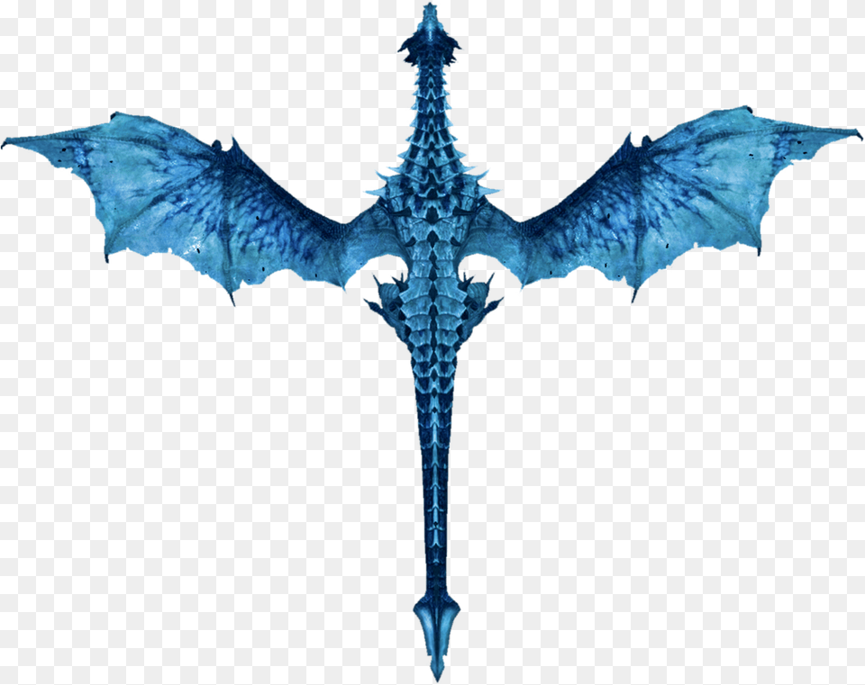 The Elder Scrolls V Ice Dragon No Background, Accessories, Animal, Dinosaur, Reptile Free Transparent Png
