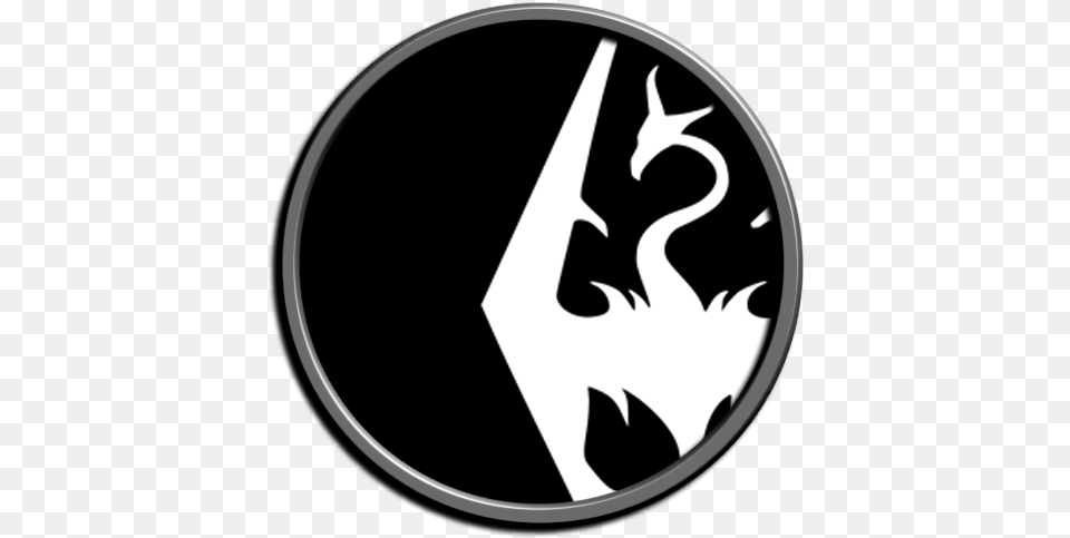 The Elder Scrolls V Skyrim Dragonborn Oblivion Video Skyrim Logo, Disk, Weapon Free Png