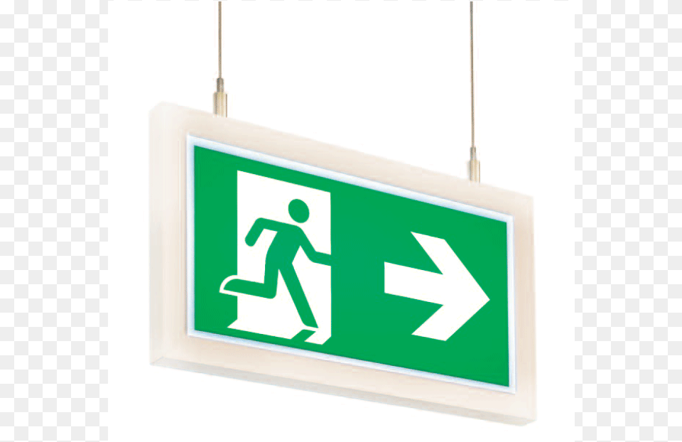 The Elp Mexodus Range Of High Quality Led Exit Sign Fire Exit Signs, Symbol, First Aid Free Transparent Png