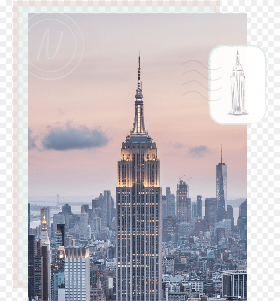 The Empire State Building Empire State Building, Architecture, City, Tower, Spire Free Transparent Png