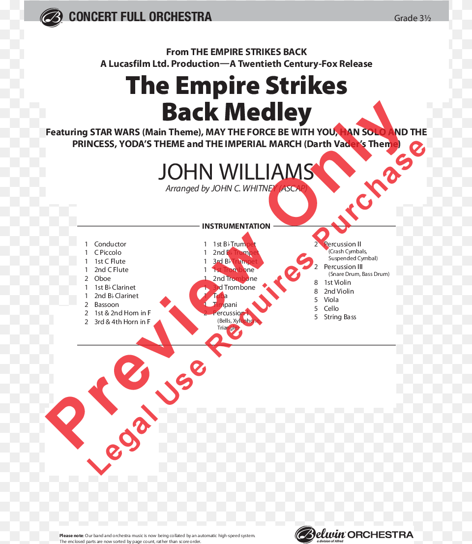 The Empire Strikes Back Medley Thumbnail Harry Potter Dragon Flight Sheet Music, Advertisement, Poster, Text, Page Free Png Download