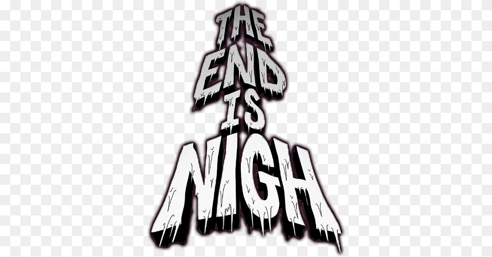 The End Is Nigh Logo End Is Nigh Switch Cover, Stencil, Text, Person, Symbol Free Png Download