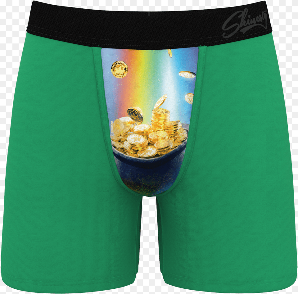 The End Of Rainbow Pot Gold Ball Hammock Boxer Briefs Pot Of Gold In Real Life, Clothing, Swimming Trunks, Underwear Free Transparent Png