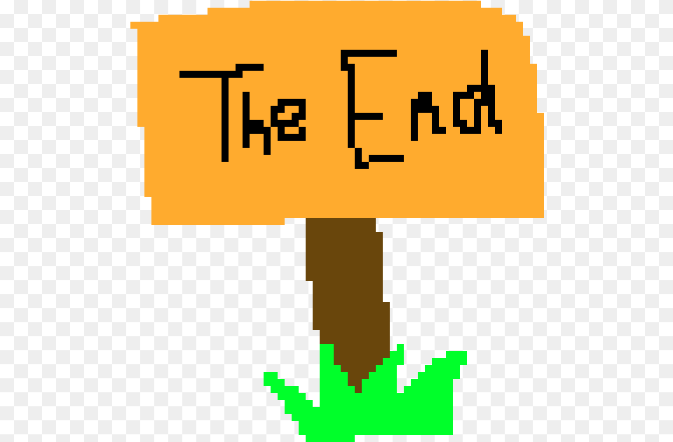 The End Pixel Art, Clock, Digital Clock, Text Png