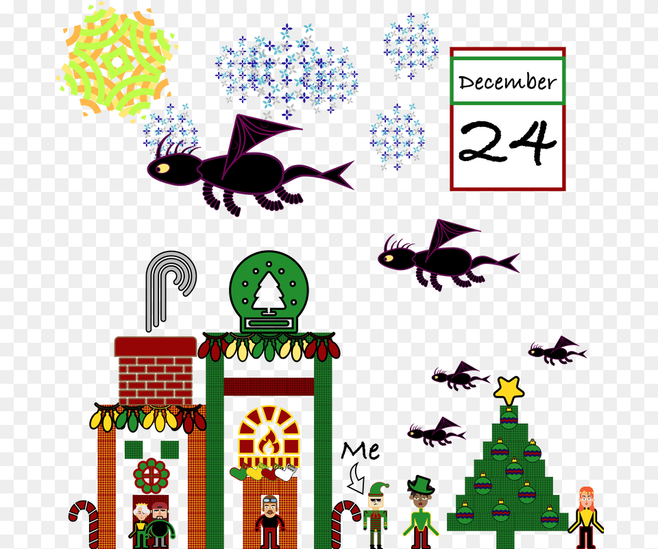 The Ender Dragon Who Saved Christmas Arc Release Ty The Cartoon, Person Free Png Download