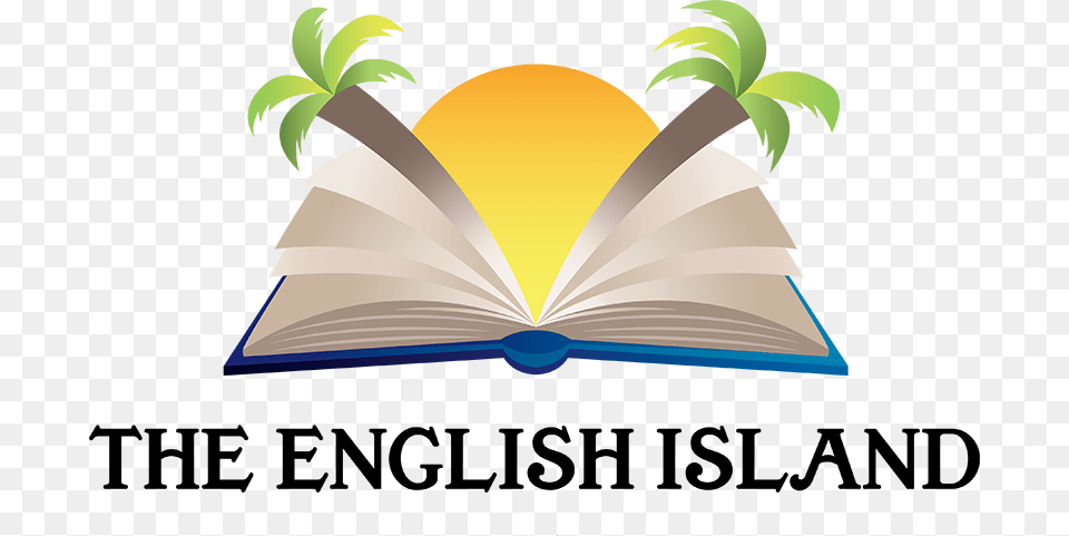 The English Island Logo Group Name For English Class, Book, Person, Publication, Reading Free Transparent Png