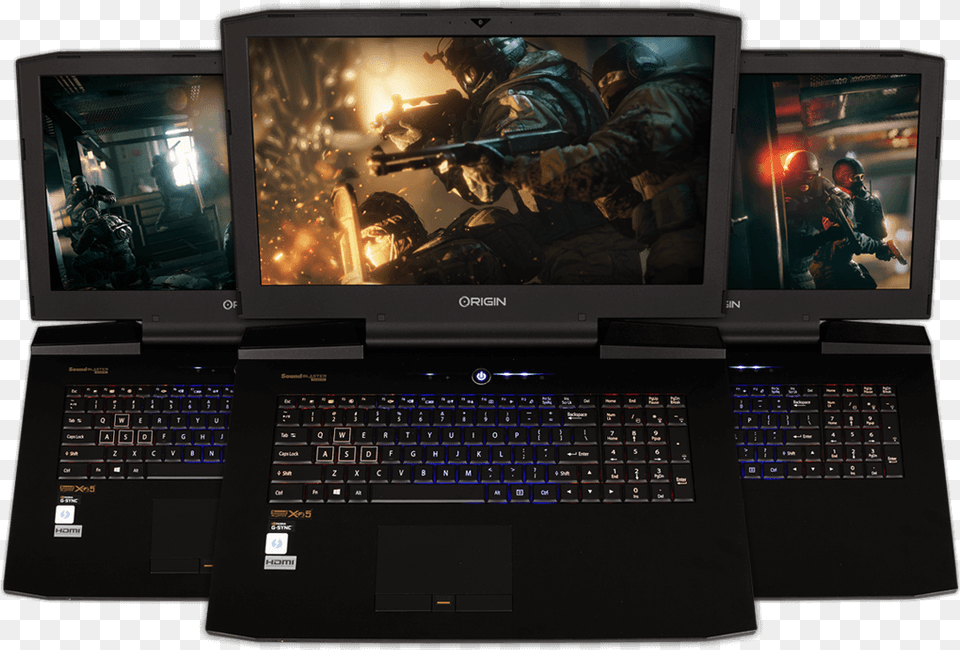 The Eon17 Slx Custom Gaming Laptop Has The Strength Choose A Gaming Laptop, Computer, Pc, Electronics, Person Free Png Download