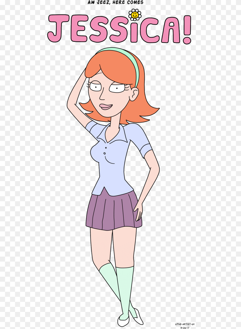 The Episode Jessica De Rick Y Morty, Book, Clothing, Comics, Skirt Free Png