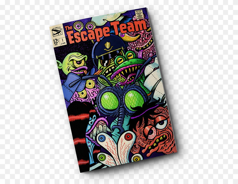 The Escape Team Comic Book Cartoon, Comics, Publication, Baby, Person Free Png