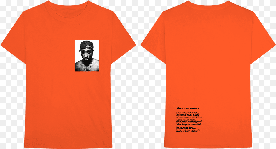 The Estate Of Tupac Shakur Celebrates Active Shirt, Clothing, T-shirt, Person, Face Free Transparent Png