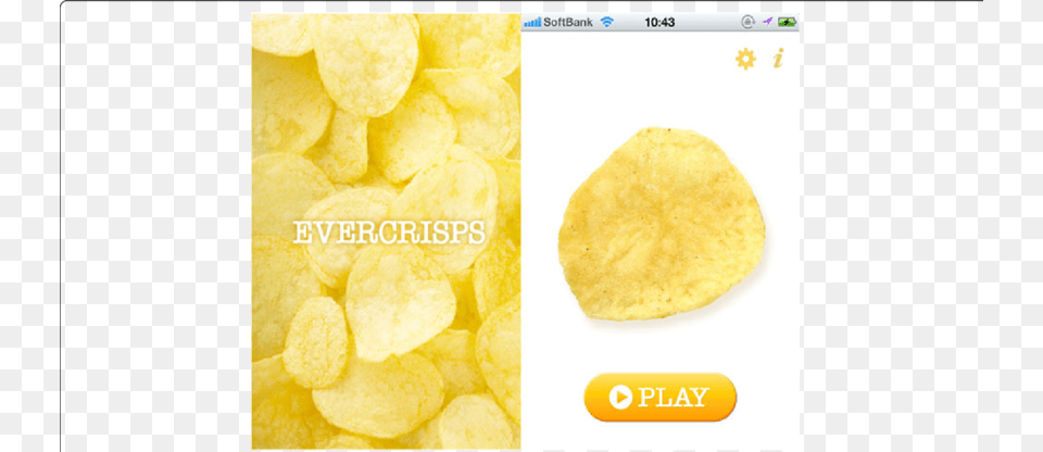 The Evercrisp App Potato Chip, Food, Snack, Plant, Produce Free Png