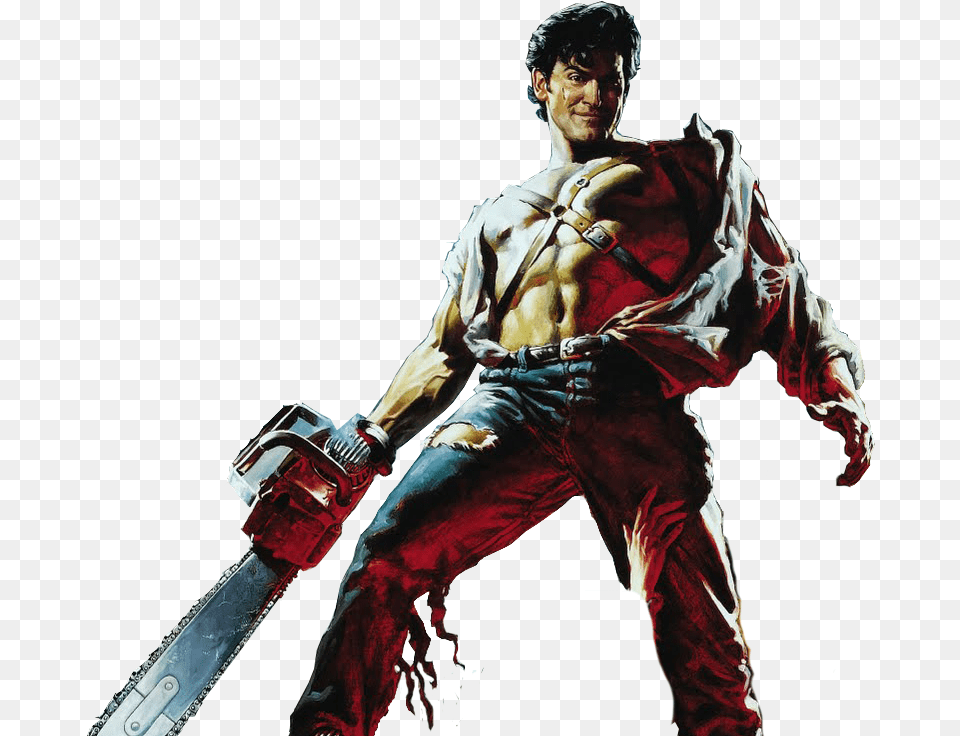 The Evil Dead Army Of Darkness, Adult, Person, Man, Male Free Png Download