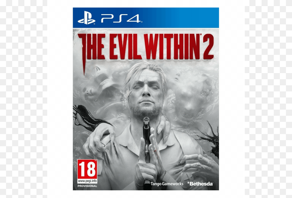 The Evil Within 2 Evil Within 2 Ps4 Cover, Advertisement, Poster, Adult, Person Free Transparent Png