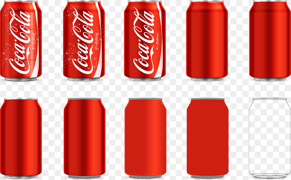The Evolution Of The Coke Can Fi Case Study Coca Cola Can Vector, Beverage, Soda, Tin Free Png