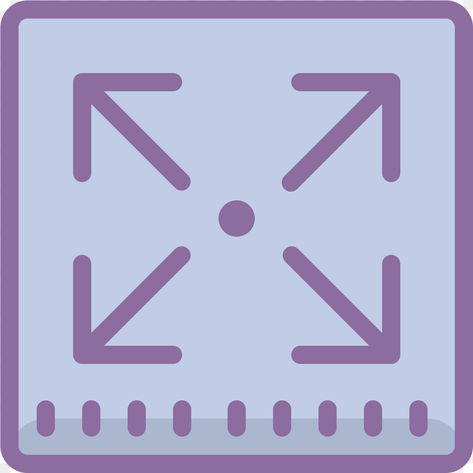 The Expand Arrow Icon Looks Like The Tip Of An Arrow Mail Icon Envelope, Purple Png