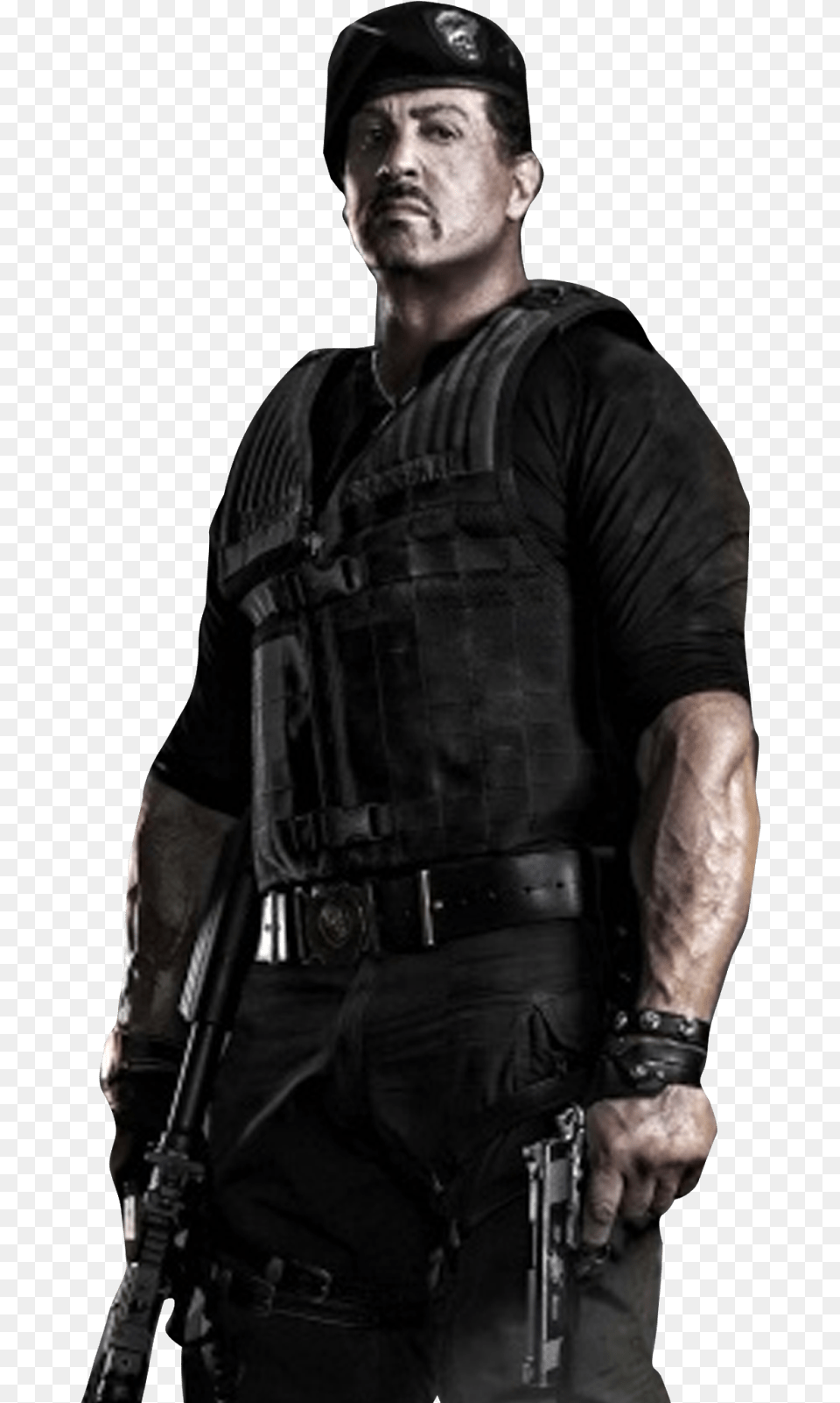 The Expendables Sylvester Stallone Barney Ross The Expendables, Adult, Person, Man, Male Free Png Download