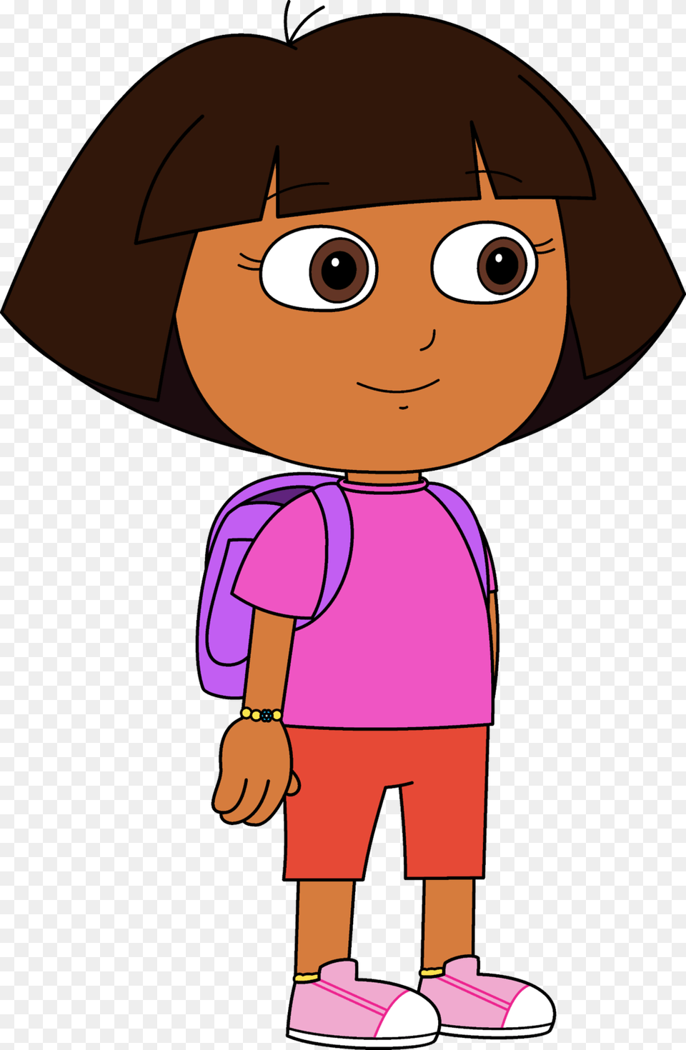 The Explorer Draw Style Pregnant Dora The Explorer, Baby, Person, Cartoon, Head Free Png Download