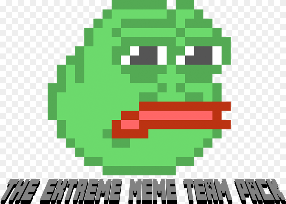 The Extreme Meme Team Modpack Pixel Apple Logo, Green, First Aid Png