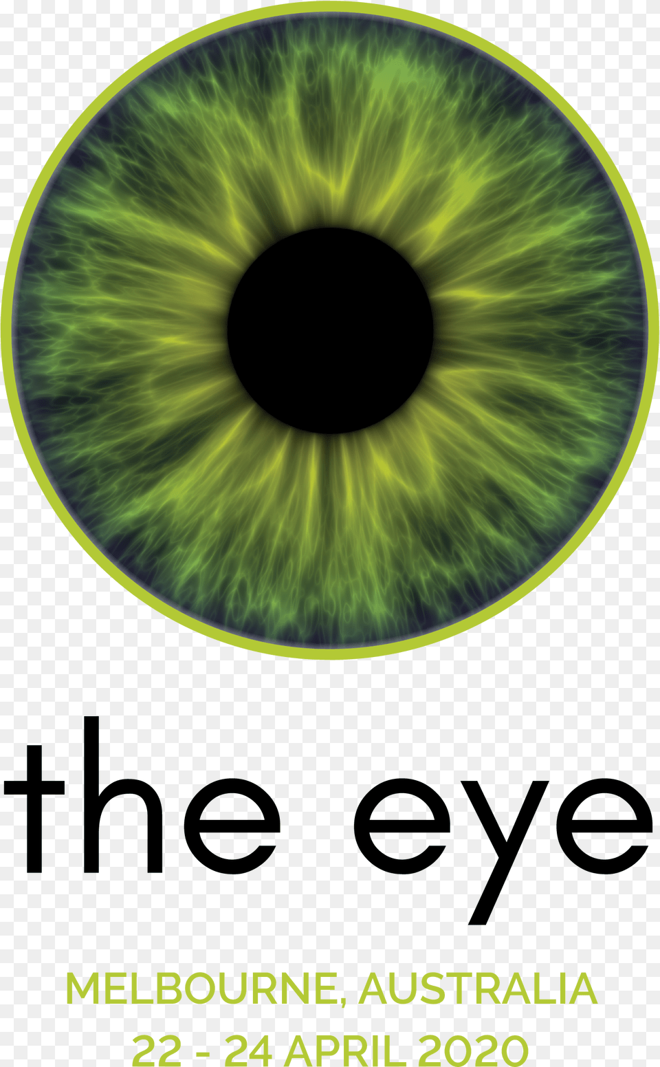 The Eye 2020 Green Logo, Disk, Food, Fruit, Plant Png