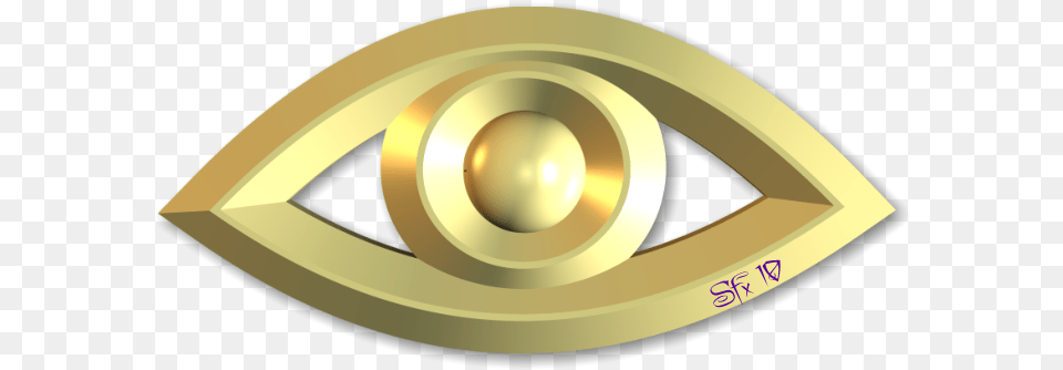 The Eye Gold Eye Logo, Disk, Weapon Png Image