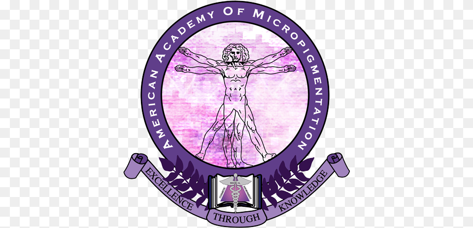 The Eyebrow Whisperer American Academy Of Micropigmentation, Person, Logo, Purple, Symbol Png Image