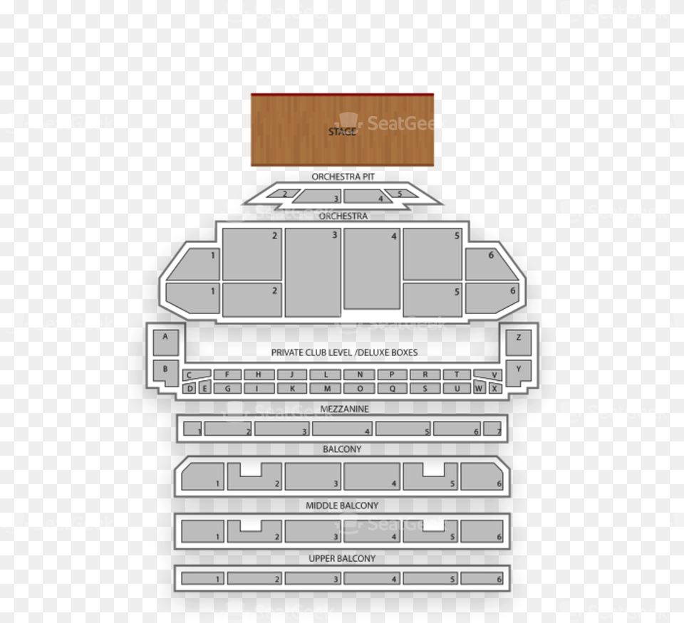 The Fabulous Fox Theatre Seating Chart Map Seatgeek Fox Theater, Diagram Png