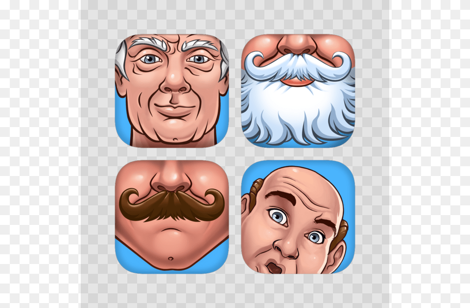 The Face Effect Combo Pack, Head, Person, Mustache, Art Free Png Download