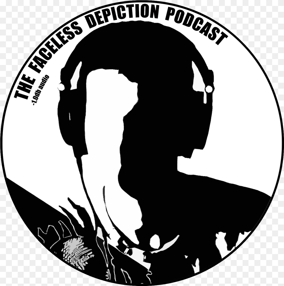 The Faceless Depiction By The Faceless Depiction Podcast The Faceless Depiction, Stencil, Adult, Male, Man Free Png Download