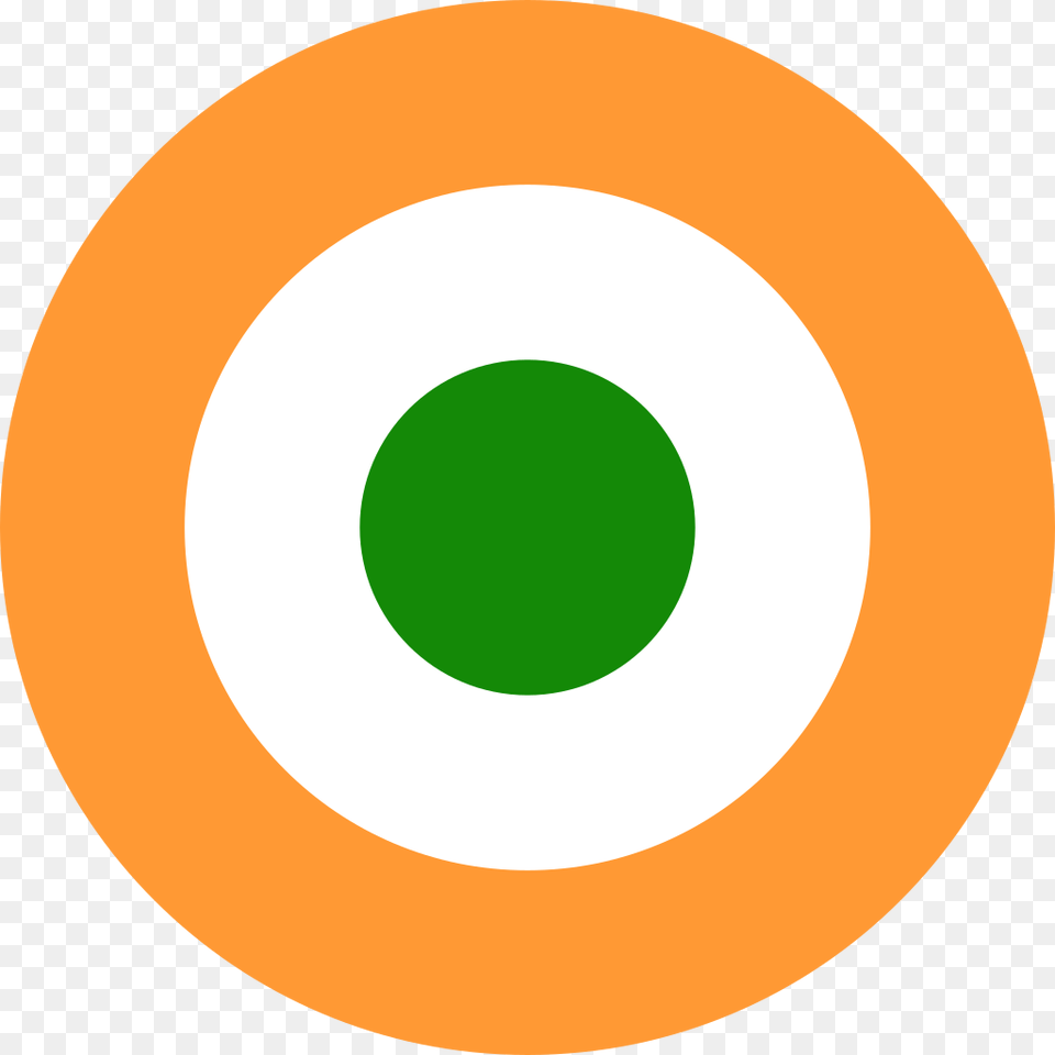 The Faded Roundel Of The Indian Air Force Can Be Seen Indian Air Force Logo, Oval, Disk Free Png Download