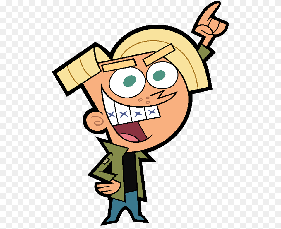 The Fairly Oddparents Character Chester Mcbadbat Pointing Up, Cartoon, Face, Head, Person Png Image