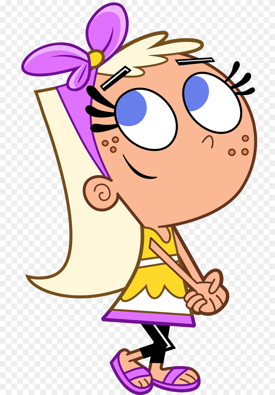 The Fairly Oddparents Character Chloe Daydreaming, Cartoon, Baby, Face, Head Png Image