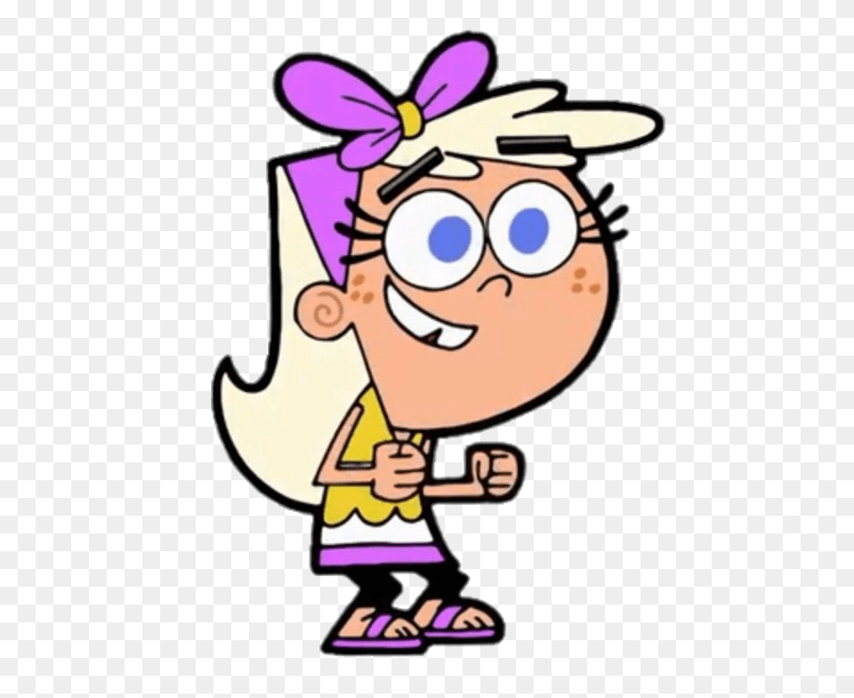 The Fairly Oddparents Character Chloe Excited, Cartoon, Face, Head, Person Free Png Download