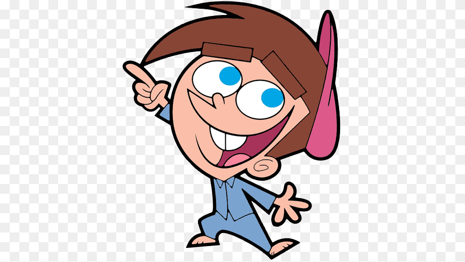 The Fairly Oddparents Character Timmy Pointing, Cartoon Free Png