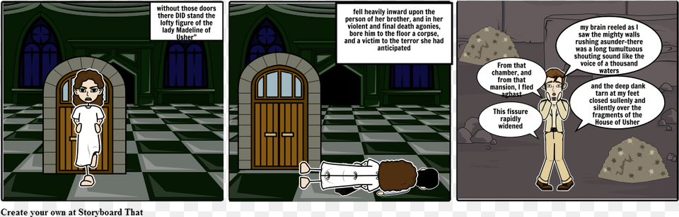 The Fall Of The House Of Usher 2 Cartoon, Book, Comics, Publication, Person Png Image