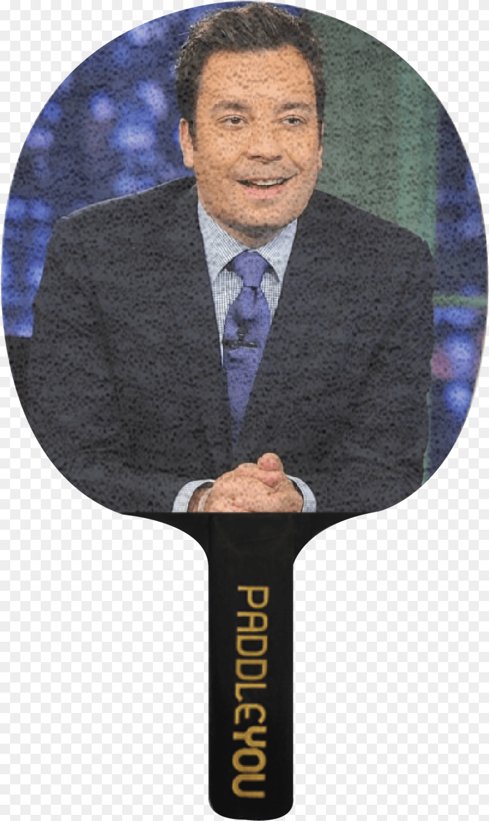 The Fallon Supporters Made Waves By Getting The Tonight Ping Pong, Accessories, Racket, Person, Man Free Png