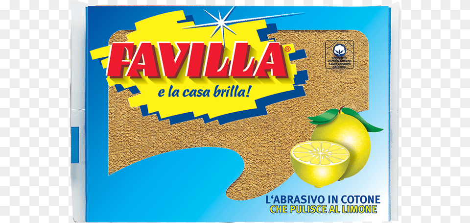 The Famous Abrasive Cloth Favilla Enhanced With Lemon Favilla Potenziato, Advertisement, Food, Fruit, Plant Free Png